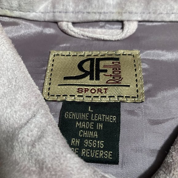 NWOT Vintage Rafaella Genuine Leather Top Shirt Jacket Long Sleeve Size L - Picture 8 of 10